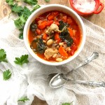 Sausage, kale and white bean soup